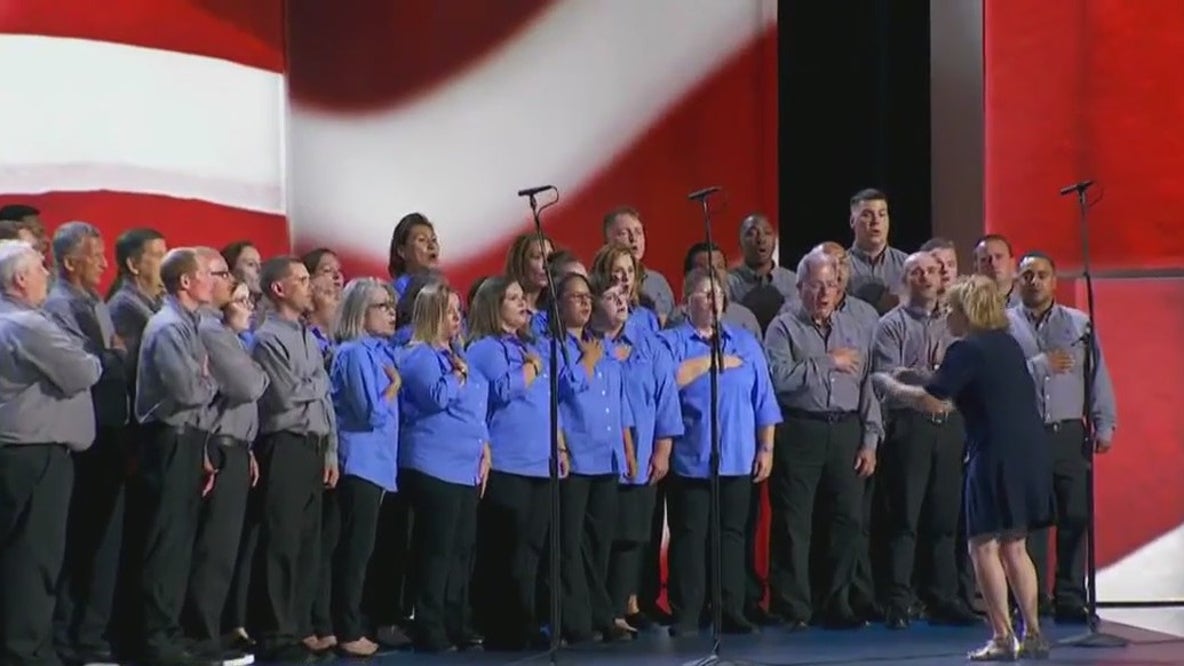Milwaukee choir performs RNC national anthem